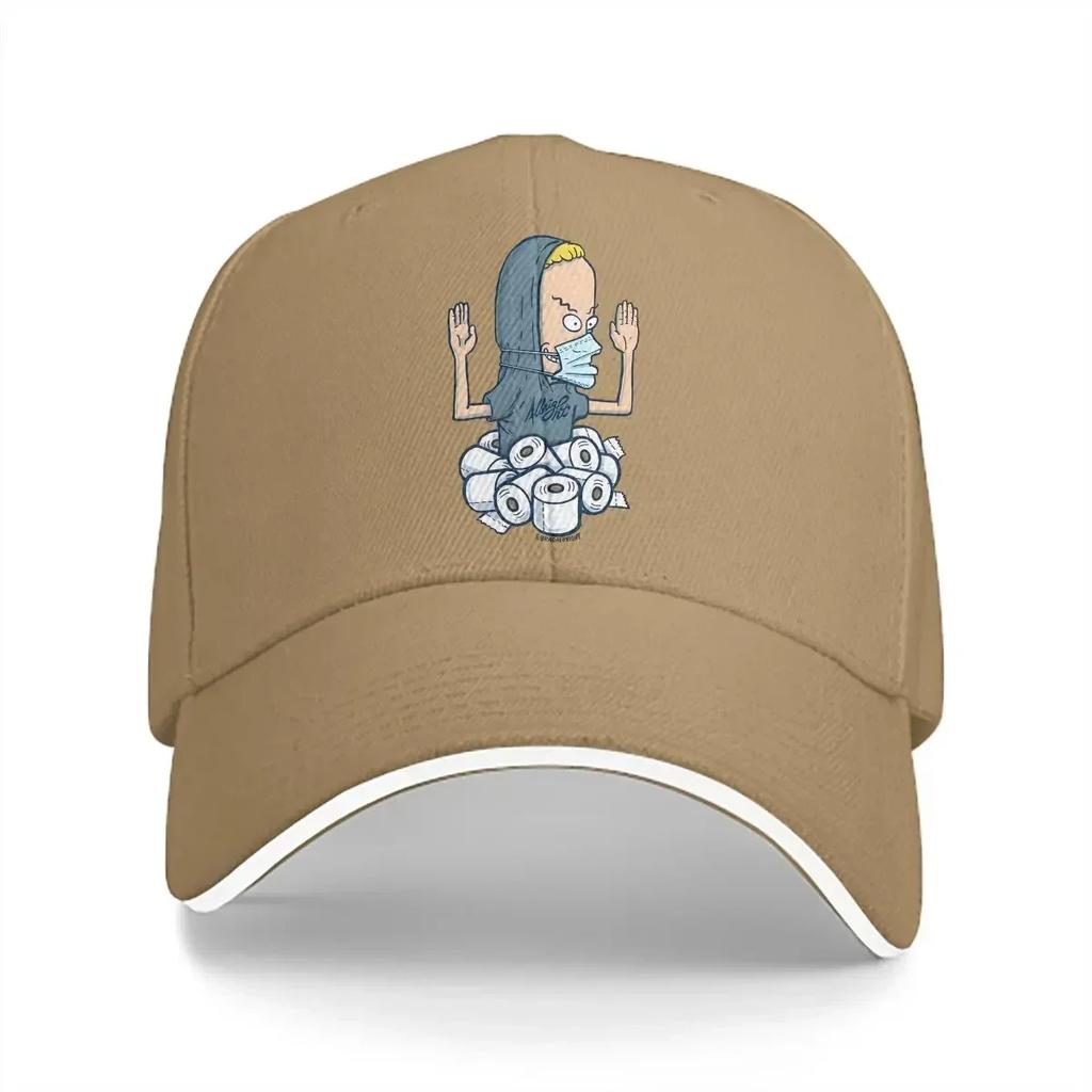 Washed Unisexs Baseball Cap Beautiful Model Trucker Snapback Caps Dad Hat Beavis and ButtHead Golf Hats