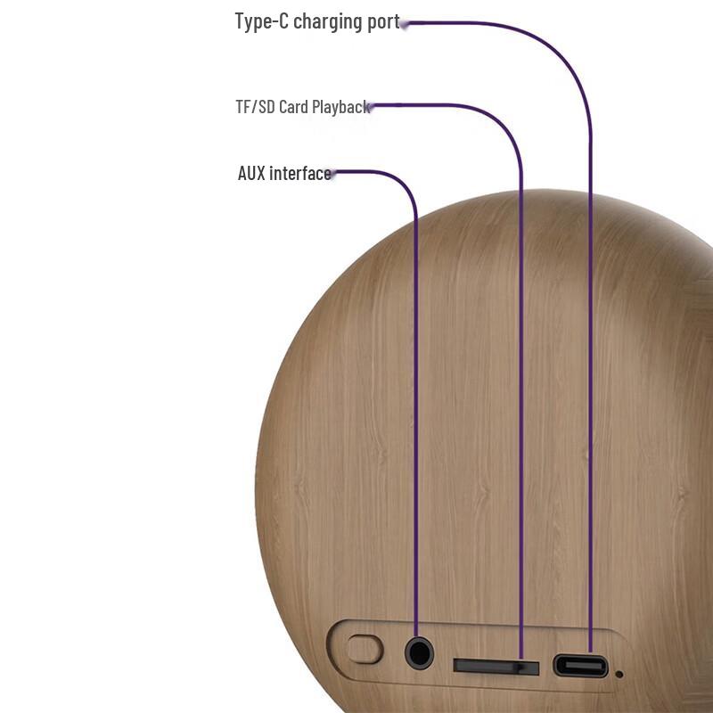 Bach Johann DW06 Умная Bluetooth-колонка Будильник CN-вилка (адаптер в комплекте)