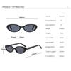 New Women Small Oval Vintage Sunglasses Brand Designer Retro Points Sun Glasses Female Lady Eyeglass Cat Eye Driver Goggles