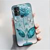 Printing Pattern Case For TCL 30E 306 305 Fundas Soft Silicone Black Shell Cover For TCL 30 SE Coque Cute Flower Cartoon Casing