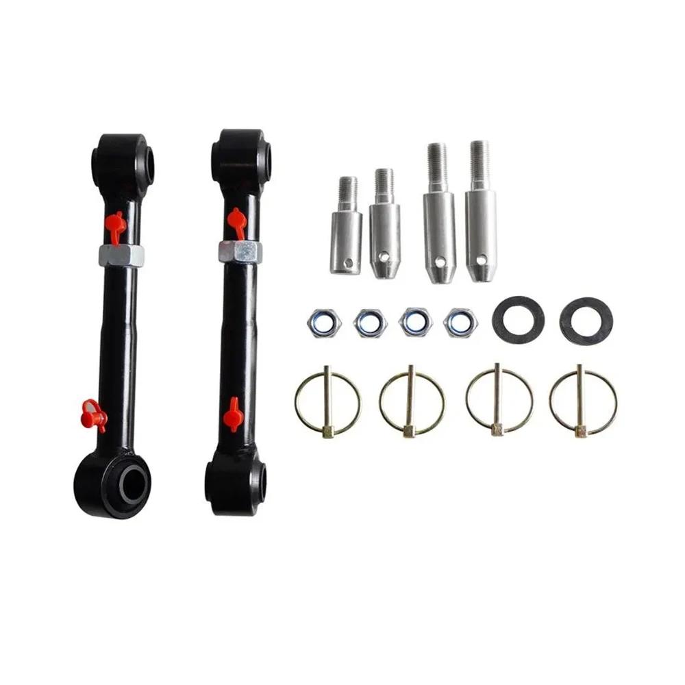 Front Sway Bar Links Disconnects For Jeep Wrangler JK JKS 2/4 Doors 2007-2018 Adjustable Quick Disconnect Parts 2.5-6" Lifts