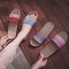 Summer Indoor Non-slip Breathable Linen Slippers for Women