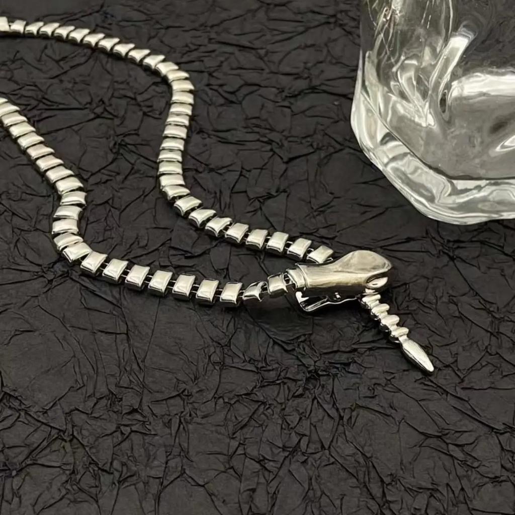 Дизайн в форме змеи, чувство микро-сеттинга, кулон, длинное ожерелье, зимняя цепочка для свитера, модная бижутерия для женщин, девушек, для вечеринки, подарок