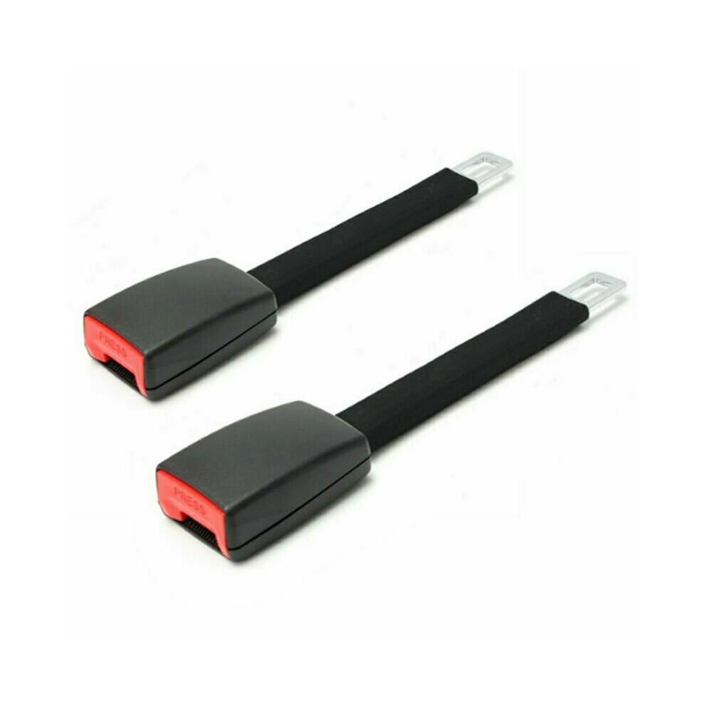 2X Universal Car Safety Seat Belt Extend Extension Auto Buckle Clip UK
