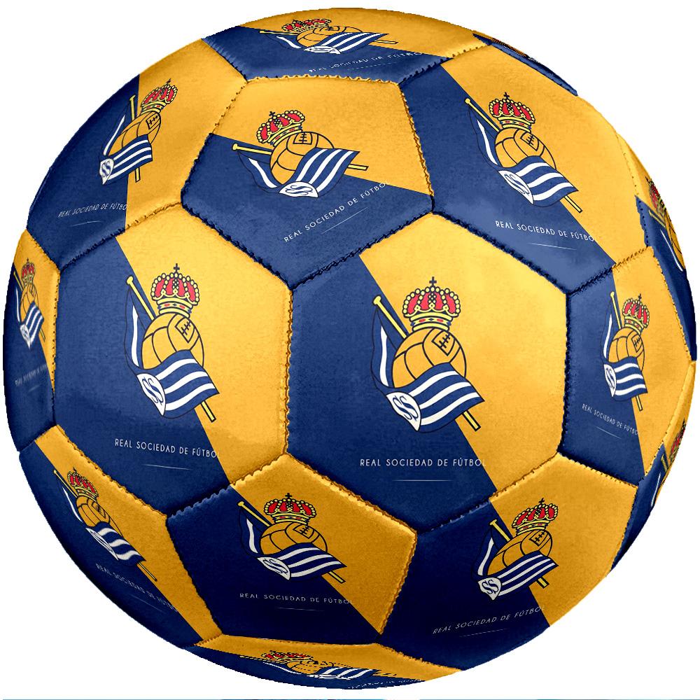 Футбольный мяч Real Sociedad FC, размер 5, стандартный, прочный, для тренировок и матчей, для взрослых, для занятий спортом на открытом воздухе