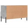 TV Cabinet Concrete Grey 80 x 36 x 50 cm Particleboard