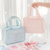 RosyPosy Soft So soft large capacity cosmetic bag, multi-function travel toilet bag partition storage bag