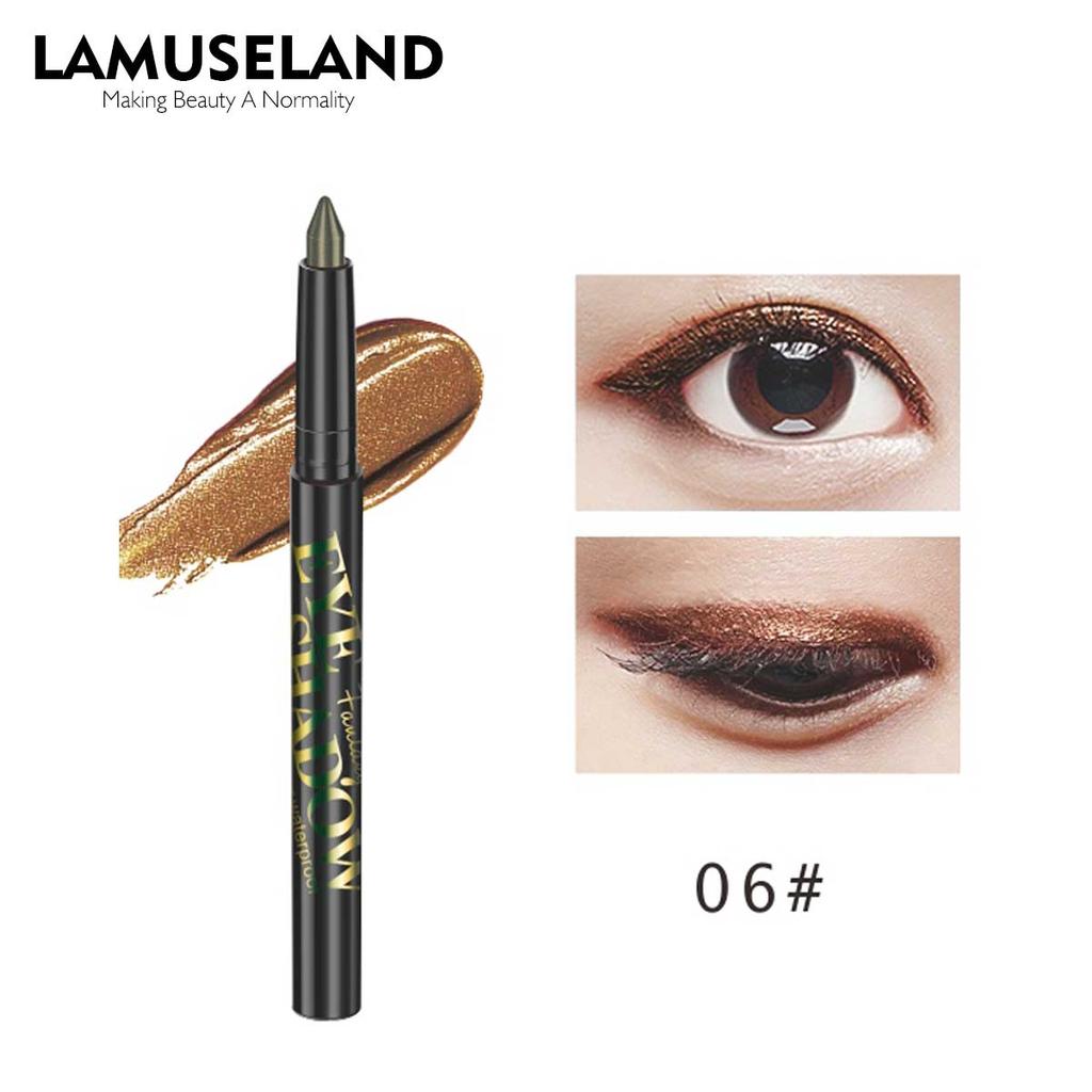 8 цветов теней для век, блестящие гладкие тени для век, матовые тени для век, яркая мерцающая косметика для макияжа глаз — (1 г) E123