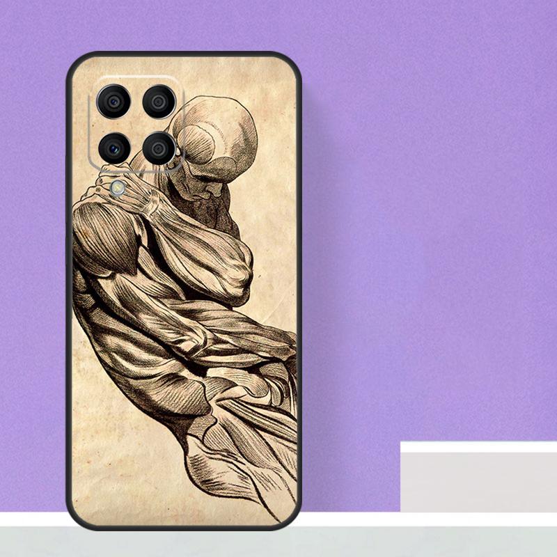 Human Anatomy For Samsung Galaxy M12 M32 M52 M14 M34 M54 M21 M51 M31 M30s M20 M15 M55 M13 M33 M53 Case