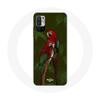Case - MANIACASE - Xiaomi Redmi Note 10T 5G - Flexible - Red - Pionus Parrot