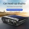 Автомобильный проекционный дисплей с GPS на солнечной батарее - скорость, время и высота HUD
