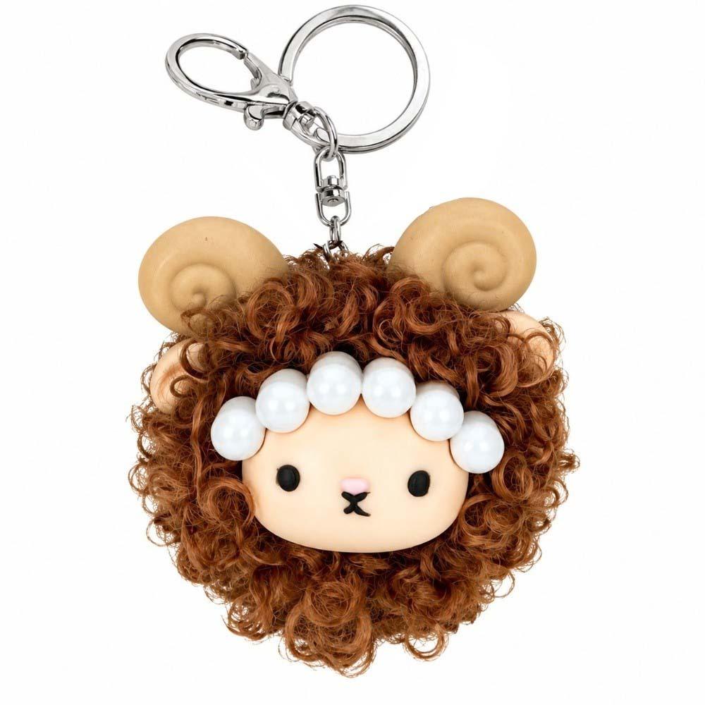 Mini Size Miniature Plush Sheep Doll Soft Fleece Cute Bag Charm Backpack Decoration