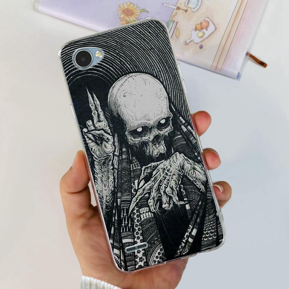 For LG Q6 Q6a Q6+ M700 X600K X600L X600S Cute Flower Cat Painted Phone Case For LG Q6 Plus Q 6 Alpha Soft Silicone TPU Cases