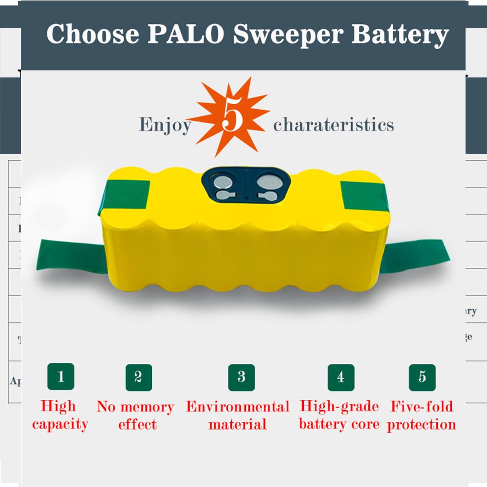 Sweeper Battery 14.4V 3500mAh Ni-MH Battery for IRobot Roomba 500 600 700 800 900 Series Vacuum Cleaner IRobot Roomba 600 620 650 700 770