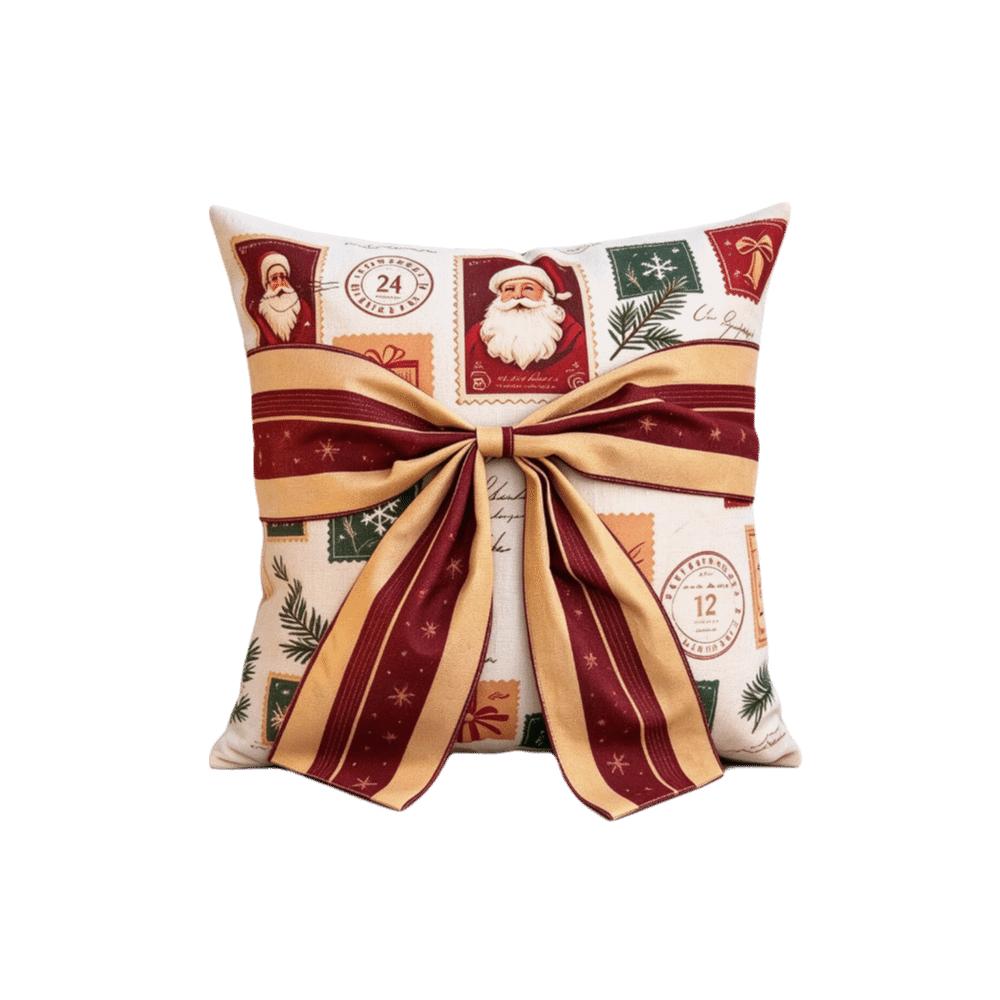 Snowflake Christmas Pillow Cover Exquisite Snowman Pillow Cover Throw Cushion Case Bedroom
