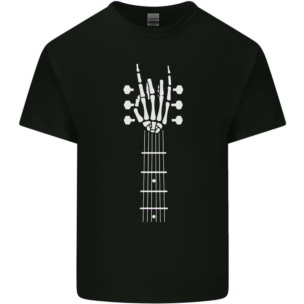 Rock Roll Guitar Hand Guitarist Electric Unisexs Light Cotton Tshirt
