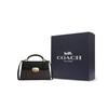 COACH Eliza Artificial Leather Handbag, Crossbody Bag Large Women's Black CW012-IMXAQ