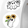 1 Roll Halloween Stickers 500 Sheets Waterproof Diverse Cartoon Ghost Patterns Adhesive for Envelopes Bags Bottles Treats Decorations Decals