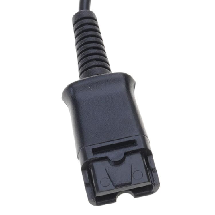 USB-интерфейсы QD USB-адаптерный кабель для гарнитур с быстрым отключением Простое подключение Стабильность аудиосигнала Передача