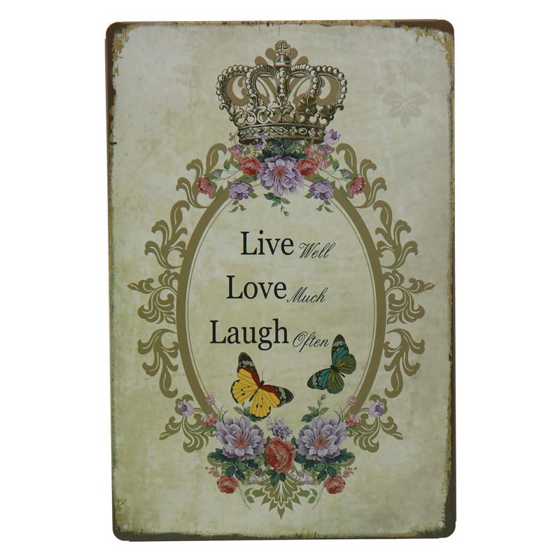 Добро пожаловать в семью, милый дом, металлическая жестяная вывеска, буквенный железный плакат, цветочный дом, металлическая доска, настенный декор, сад, кафе, тарелка, железная живопись