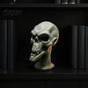 3D-печатная статуэтка черепа, Жуткая фигурка на Хэллоуин, Готический настольный центральный элемент для дома с привидениями, Жуткое украшение для каминной полки дома