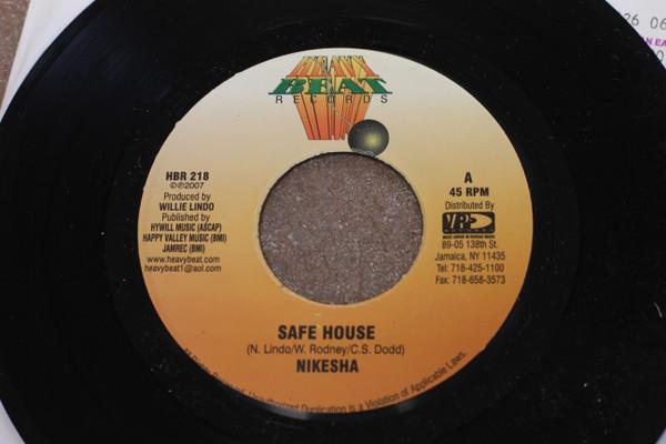 7inch Record NIKESHA - Safe House HBR218 Heavy Beat 2007 Jamaica Reggae, Ska & Dub Used