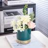 INS Nordic Simple Straight Round Suckulent Керамический Маленький Цветочный Горшок Для Домашнего Рабочего Стола Украшения Оптом