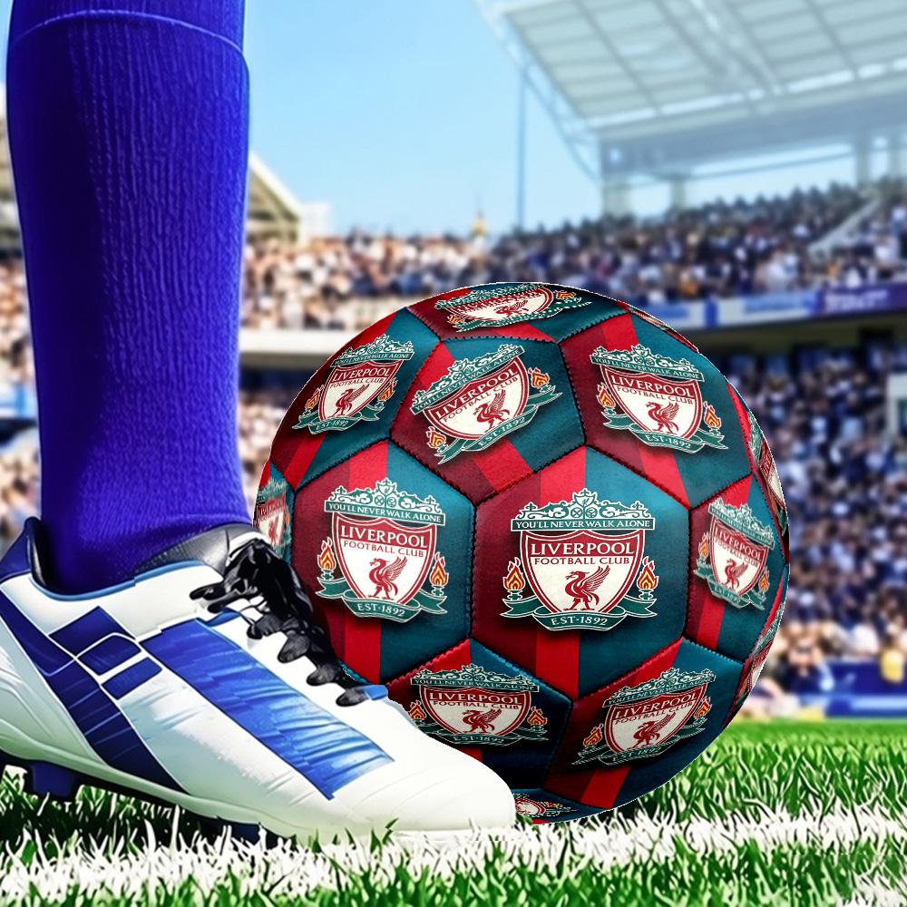 Liverpool Football Club Size 5 Soccer Balls, Anti-Slip, Protective Football, Outdoor Sport, Practice Games, Birthdays Gift Suitable for fan