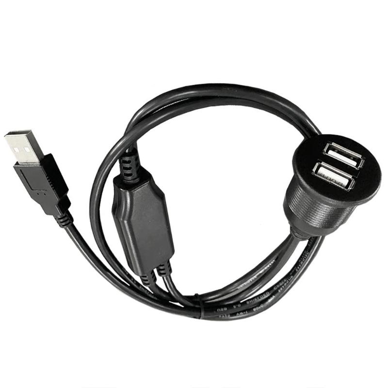 Более быстрая и эффективная зарядка Двойные порты USB Панель для скрытого монтажа Автомобильные аксессуары Поддержка передачи данных или зарядки