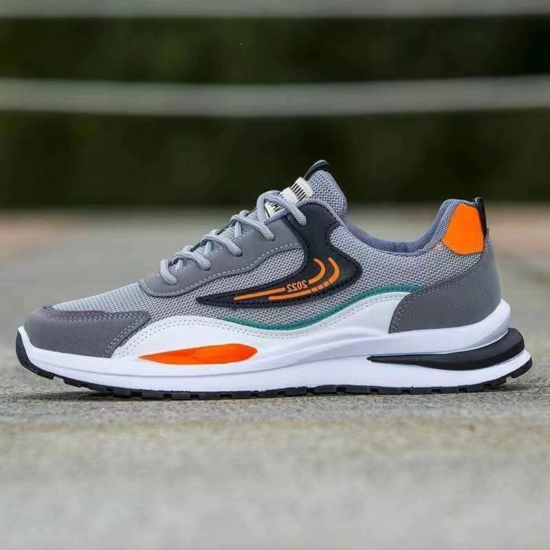 Comfortable and versatile breathable men's shoes casual sports shoes dad shoes outdoor contrasting colors spring and summer youth lightweight