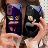 Полосатый градиент яблочно-красный Для Honor 200 90 8X 9X Pro Lite P50 P40 Nova 10 11i P60 Magic4 6 Mate 20 50 Закаленное стекло Чехол для телефона