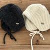 Korean Style Knitted Hat Rabbit Fur Ear Cap Fashion Lei Feng Cap  Outdoor