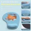 Ergonomic Animal Mouse Pad Comfortable Wrist Support Pad Cat Mouse Mat  Gaming Use