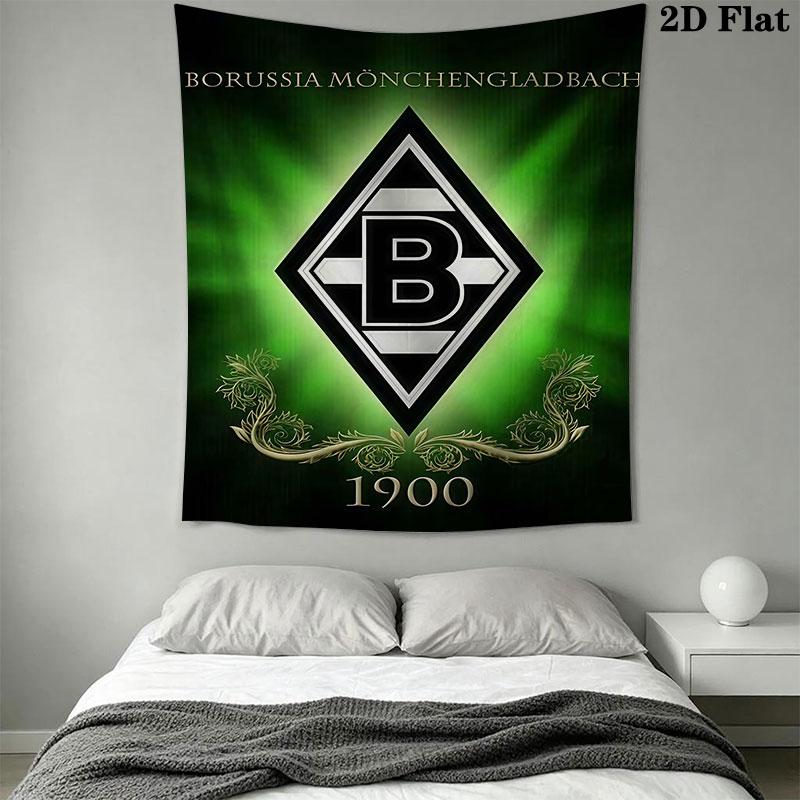 Borussia Wall Hanging Printed Fabric Blanket Decorative Tapestries for Bedroom Living Room Home Decor