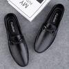 FashionComfy Leather Casual Shoes Men Handmade Slip On Footwear Ultra-light Walking Shoes Outdoor Driving Footwear Handmade Man Loafers