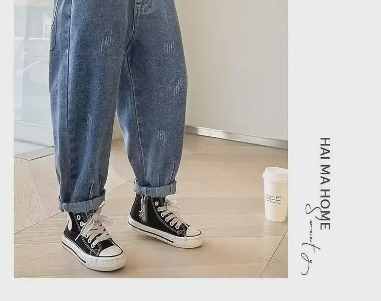 Весна 2024 Модные джинсы для мальчиков - Осенняя коллекция для детей среднего и старшего возраста