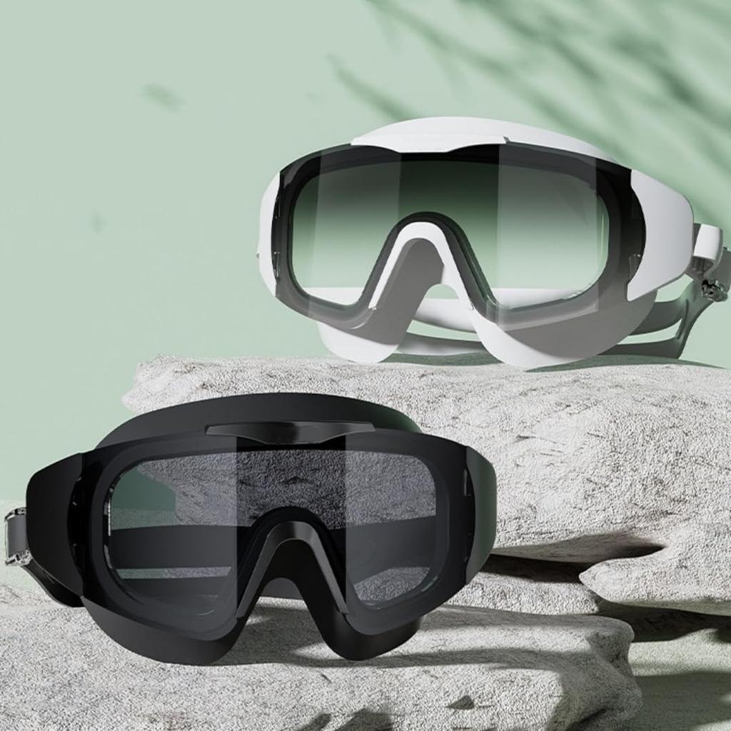 Sincere JP Direct Store Swimming UV Water Leakage Wide Field of 3D Ergonomic Adjustable UV Junior Underwater Goggles Goggles, Anti-Fog, Protection,