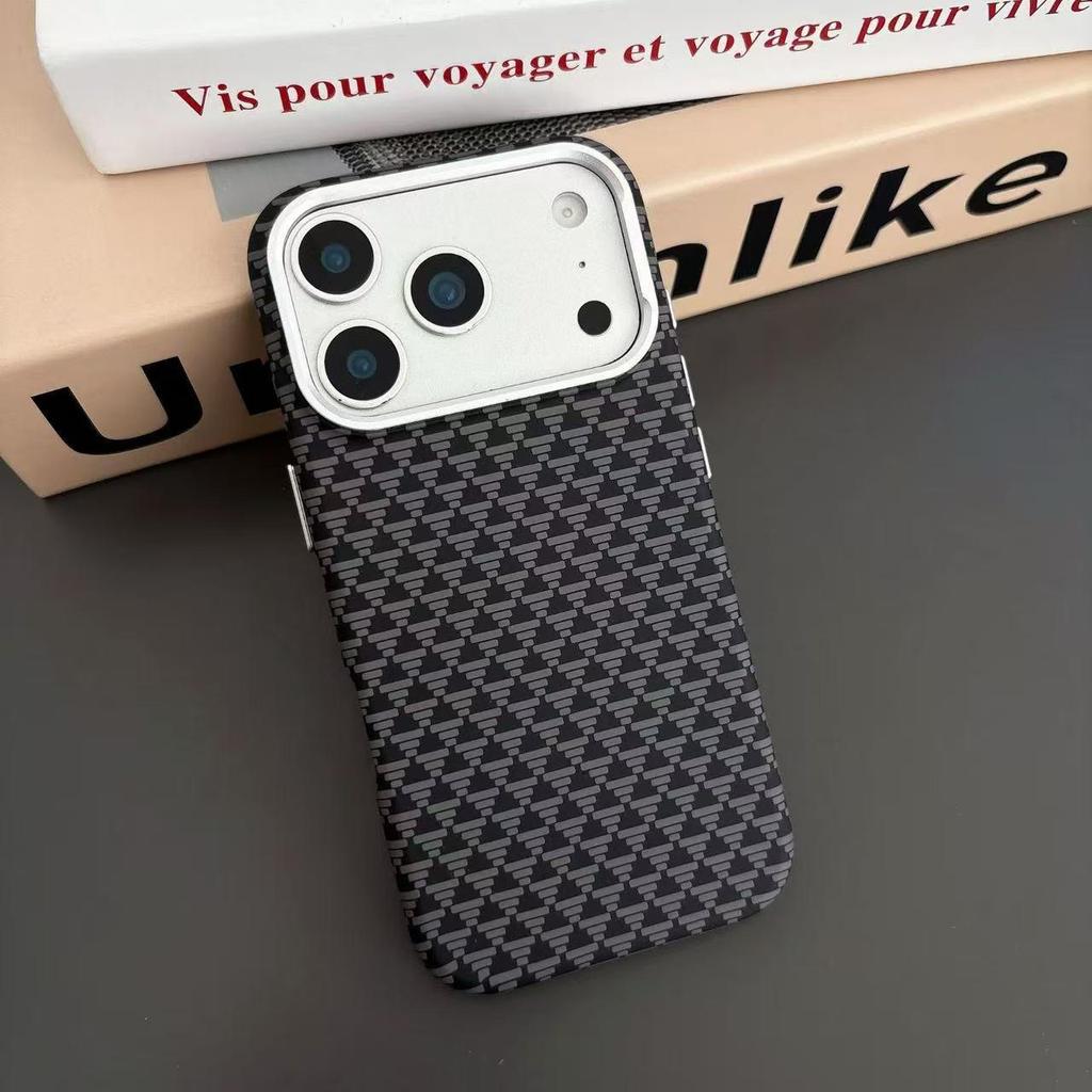 Магнитный чехол Kevlar «Закат и Восход Луны» для iPhone 17 Pro Max - Защита от падений, Креативный дизайн, Совместим с Apple 16