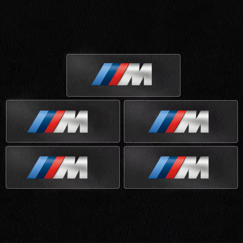 10/5/2pcs Car Interior Sticker Central control Decals Emblem Badge Car Styling For BMW M F30 F10 E90 F20 E46 E60 E70 E39 E36E87