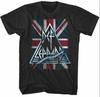 Мужская футболка Def Leppard Union Jack Triangle