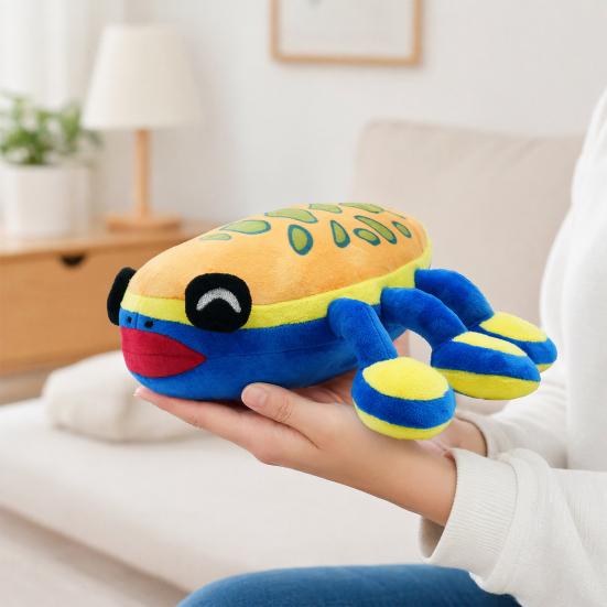 Плюшевая игрушка для фанатов игр, Мягкая набивная кукла-животное, Милый плюшевый персонаж морского существа для спальни, Коллекционный подарок для любителей аниме и геймеров