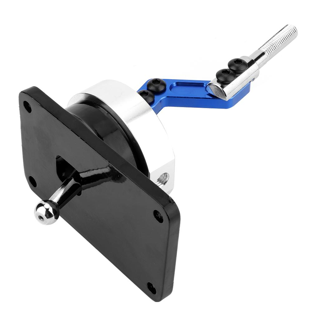 CNC Aluminum Alloy Car Short Throw Gear Shifter Lever for Ford Mustang T5(Blue)