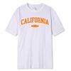 West Coast Of California Print Mens T-Shirt 100% Cotton Loose Tee Clothing Fashion Sweat Clothes Crewneck Menswears Summer Tops