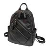 Leather Backpack Women'S Black First Layer Cowhide Women'S Backpack Trendy Fashion Versatile Soft Leather Women'S Bag