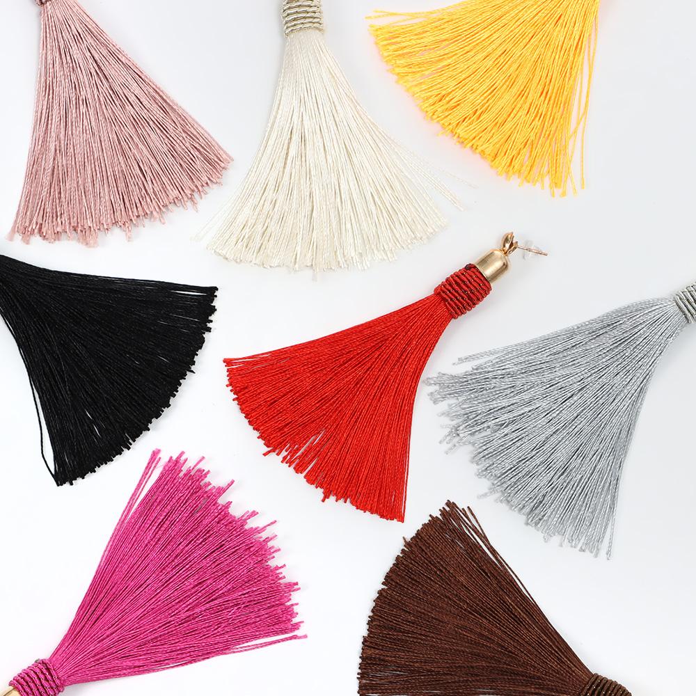 Женские серьги-капли в этническом стиле в винтажном стиле в стиле бохо, висячие серьги-кольца с кисточками