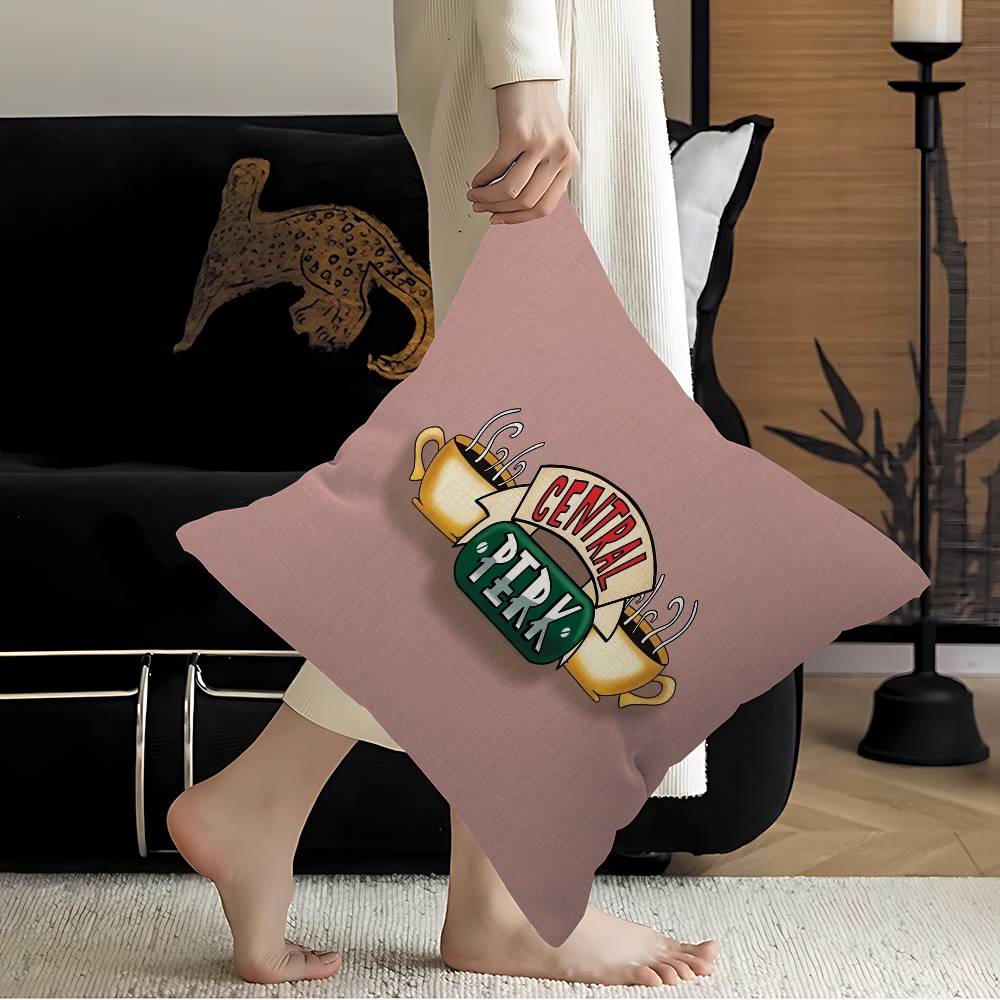 Friends Tv Show Pillow Cover Design cushion Cover decor Holiday Decorati