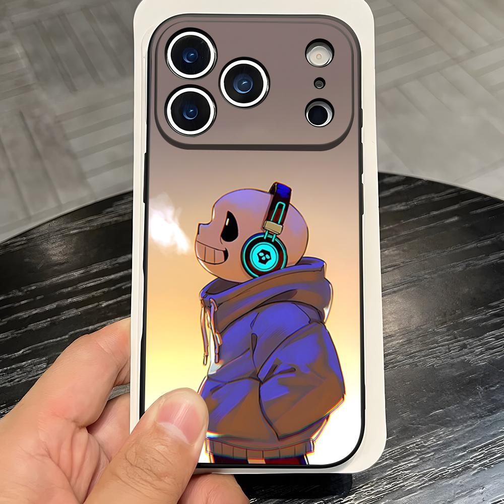 Sans Undertale Phone Case For IPhone 17 Pro Max 16 15 14 Pro Max 13 11 X Xs Xr 8 7Plus Silicone Cover