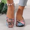 Fashion Ballet Flats Female Fashion Print Shallow Women's Flat Shoes Casual Slip On Comforts Women's Shoes 2025 Spring Zapatos De Mujer