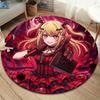 Death Note Round Area Rug Carpet Rug For Living Room Bedroom Sofa Playroom Decor Nonslip Floor Mat