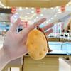 Милый плюшевый брелок-картошка, мультяшный брелок-мешочек с картошкой, украшение для сумки для девочки, с мягкой тканью и привлекательным цветом